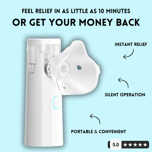 Breathe Easy Anywhere Portable Nebulizer